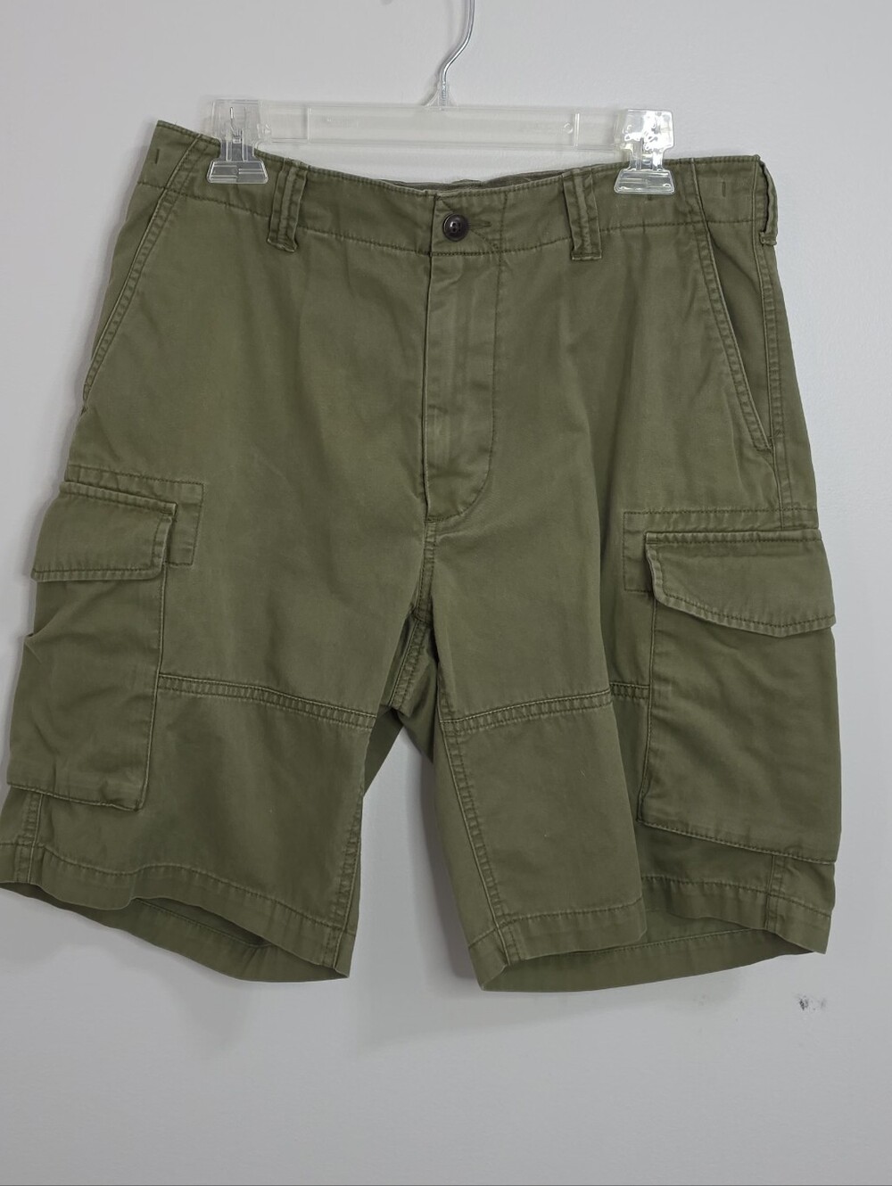 Men's Olive Green Cargo Shorts